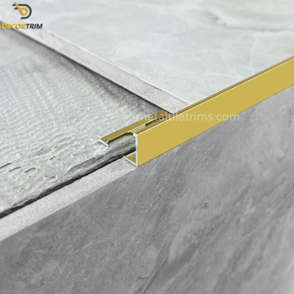 Anodizing Protective Trim Thresholds Floor Trim Bright Gold 2500mm