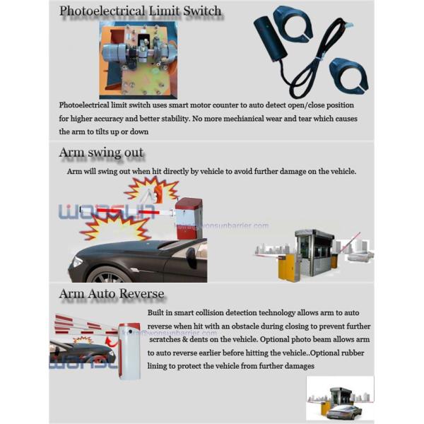 Безопасность привела ворота парковки заграждения, умное управление доступом ворот автостоянки
