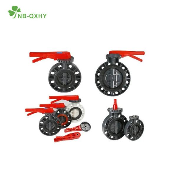 JIS/DIN/BS/ANSI/NPT/BSPT Standard 50-100mm PVC Two PCS Ball Valve for Household Usage
