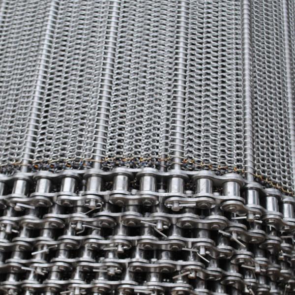 Fil en spirale Mesh Balance Weave Conveyor Belt de congélateur d'acier inoxydable de composé pour le dessiccateur de four de four