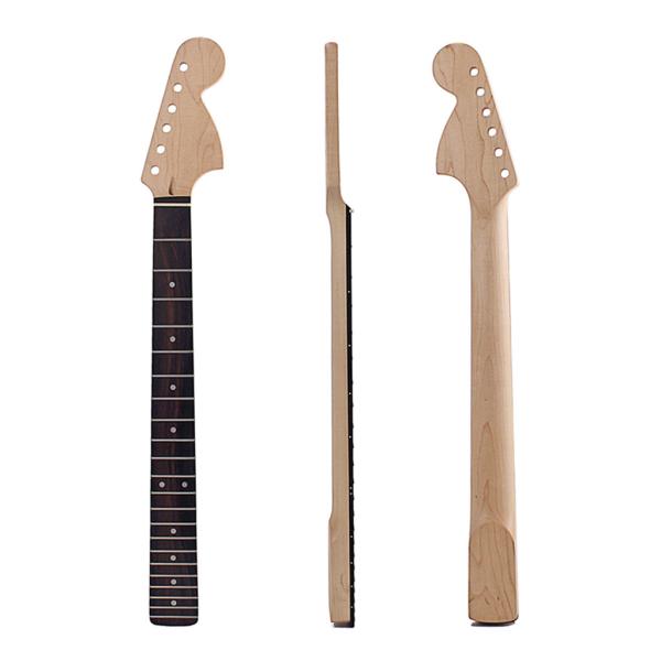 Garrafa de Guitarra de Madeira de Maple Rose Neck Estrato de guarda-chuva de mão direita Neck de madeira de rosa Substituição Truss ajustável