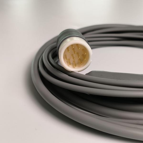 PHILIP  Original Efficia Combined Cable/3-Leadset Grabber IEC. Machine End Round 12-Pin,REF: 989803160741