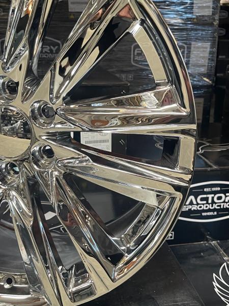Chrome Escalade Sport Replica Wheels Rims All Season Tires For Sierra 22 Inch