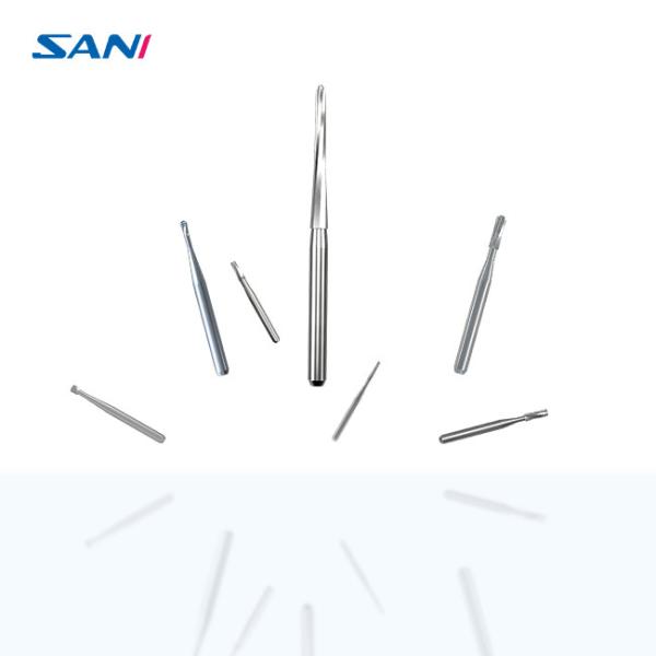 FDA Dental Carbide Burs FG Zekrya , 9mm Dental Tungsten Carbide Burs