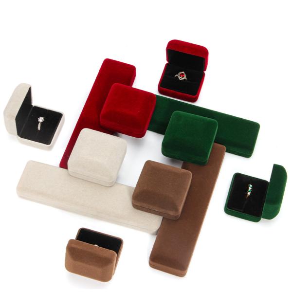 Customized Size Velvet Jewelry Box For Storing And Protecting jewellery Collection