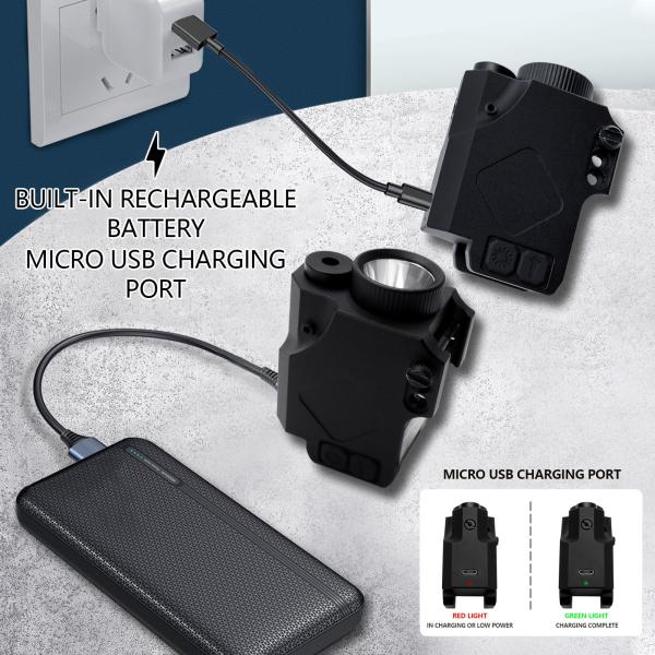 Green Compact Laser Sight IPX4 Waterproof Pistol Laser Sight