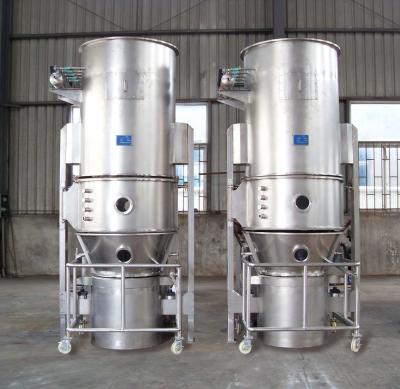A poeira da farmácia recolhe a máquina de granulagem fluidificada com liberação do furo
