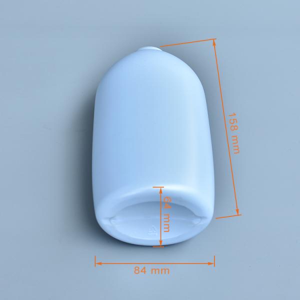 OEM HDPE Plastic Pump Bottle Oval Foaming Soap Pump Bottle For Easy Refilling
