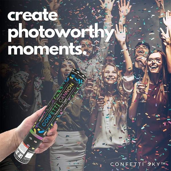 Disposable Smoke Powder Confetti Sticks Cannons Perfect for Gender Reveal Revelations