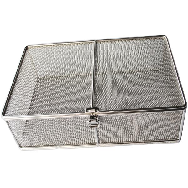 Rust Proof 220mm Width 290mm Length Square Mesh Basket For Medicine