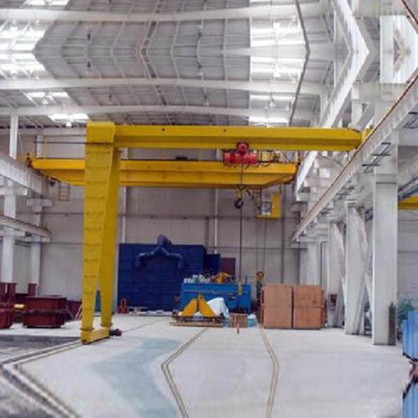 Tipo semi único do europeu MHB do PLC 380V do guindaste de pórtico da planta de aço do feixe
