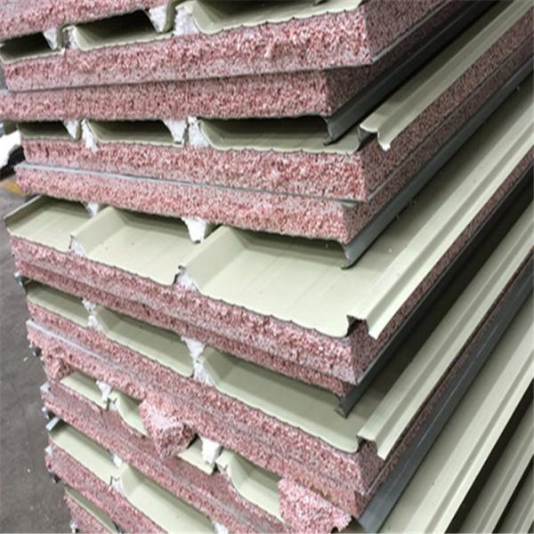 economical and pratical 50mm color steel TPS roof panel roofing price list philippines