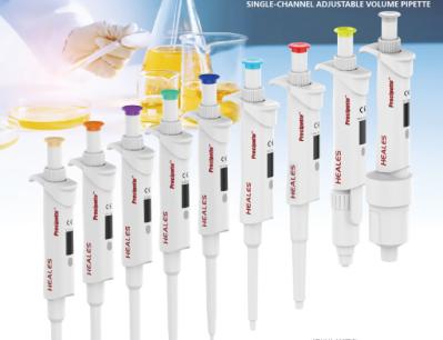 Double Channel Micro Volume Pipette Low Plunger Pressure Micropipette Variable