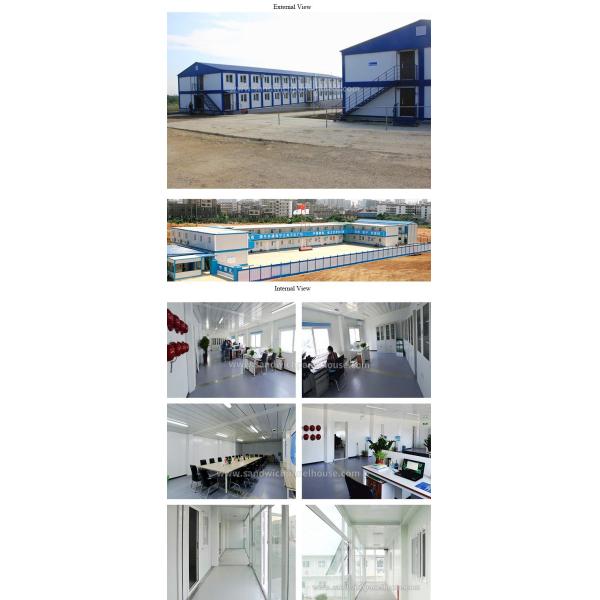 Galvanized Steel 	Sandwich Panel Container House Modular Container Homes