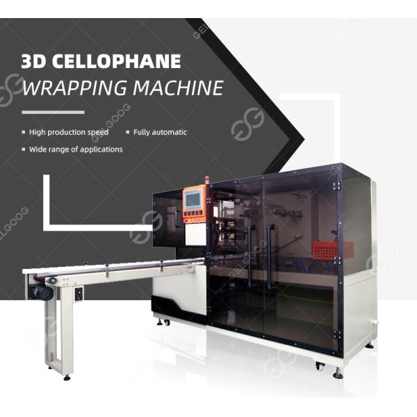 BTB-400 BOPP Film 10 Cigarette Box Wrapping Machine with Tear Tape