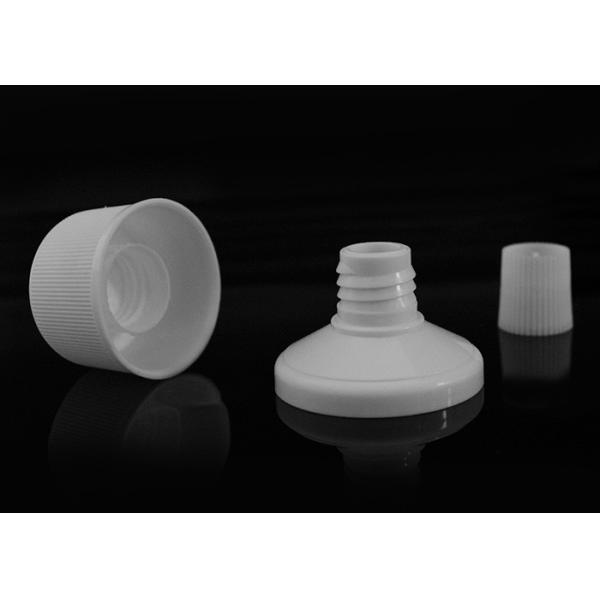 Крышка трубки Дя 28мм фармацевтической прокатанная сливк заключенная головой подгонянная