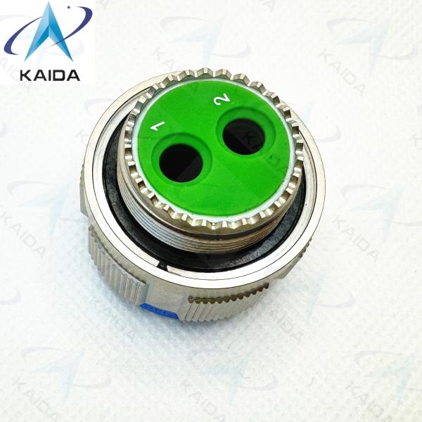 MILDTL-38999 2 Контакты Twinax с нитью / безэлектроника Никель / золото Контактный конец Военный соединитель D38999/26FE82PN