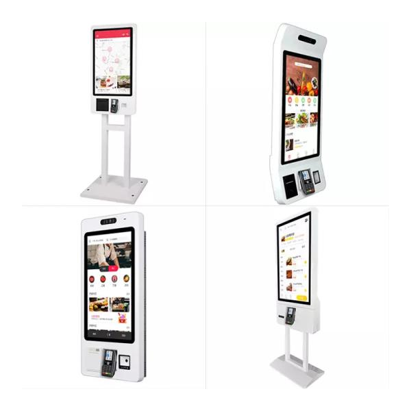 Quiosco de la paga del uno mismo de 32 de la pulgada de la pantalla táctil sistemas de la posición para los restaurantes de los alimentos de preparación rápida