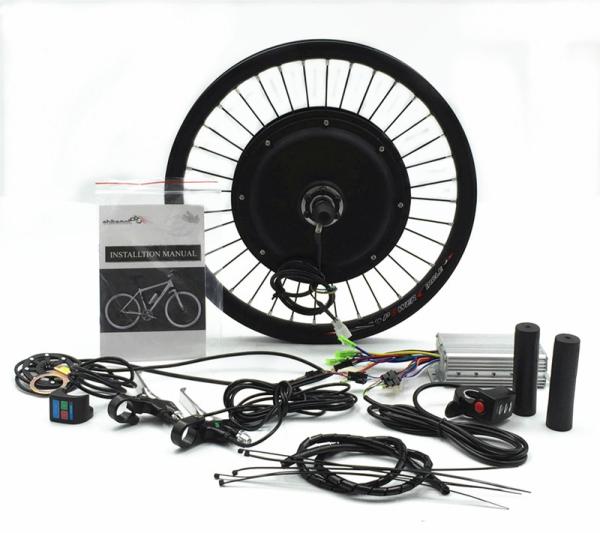 20 Inch Front Wheel Electric Bicycle Motor Conversion Kit For Electric Mountain Bicycle