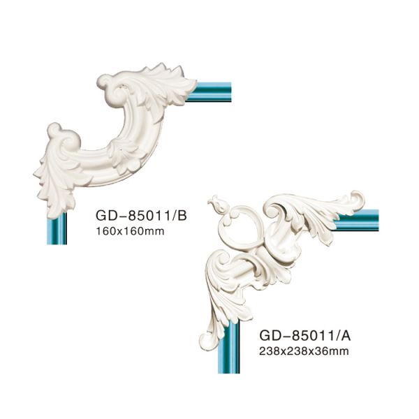 GD-85011 Wholesale Pu Foam Panel Corrosion Resistance House Redecoration Corner Mouldings For Apartment