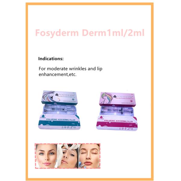 Шприц упаковывая Hyaluronic кисловочную текстуру MOQ 1Box лицевого заполнителя ровную