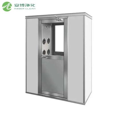 AMBER Single Double Blowing 304 Stainless Steel Air Shower 65dB Noise