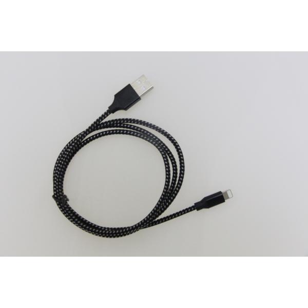 3 foot Apple Lightning To USB Cable / Apple Iphone Charger Lead Aluminum Braided