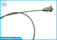 Kit en gros de suspension d'éclairage de voie de pince de câble métallique de câble