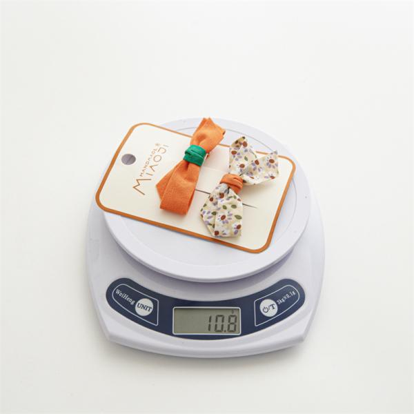 ins DIY girls accessories sweet floral fabric irregular bow duck mouth clip cute girl candy hair clip