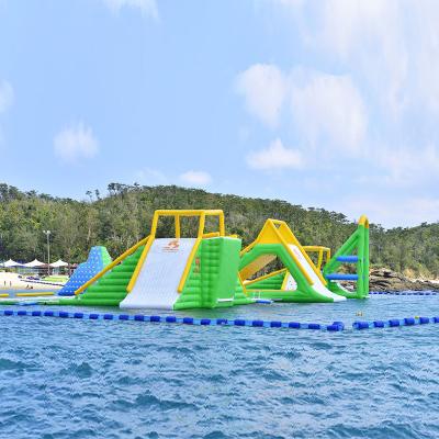 Material desportivo inflável gigante do parque do Aqua/jogos infláveis do parque da água para o mar