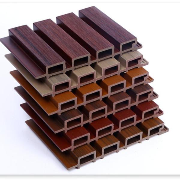 Материал PE Внешние стеновые панели WPC для наружной оболочки и устойчивости к погодным условиям