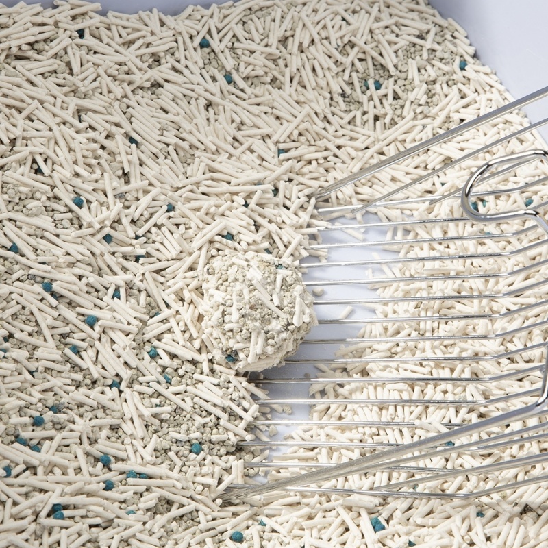 Natural Low Dust Flushable Tofu Bentonite Cat Litter with Strong Clumping Factory Custom Solutions
