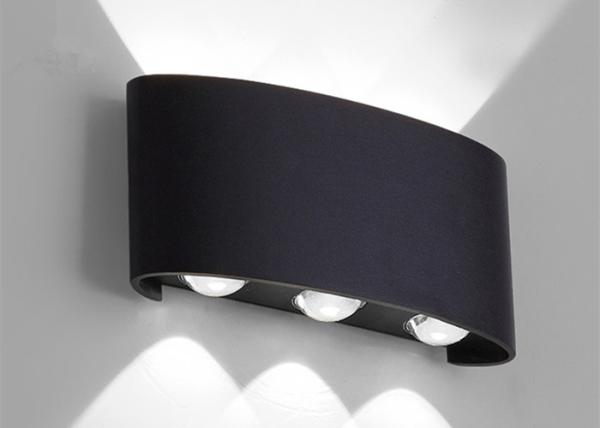 Up And Down Dual Head LED Outdoor Wall Lights 6 Watt IP65 Waterproof