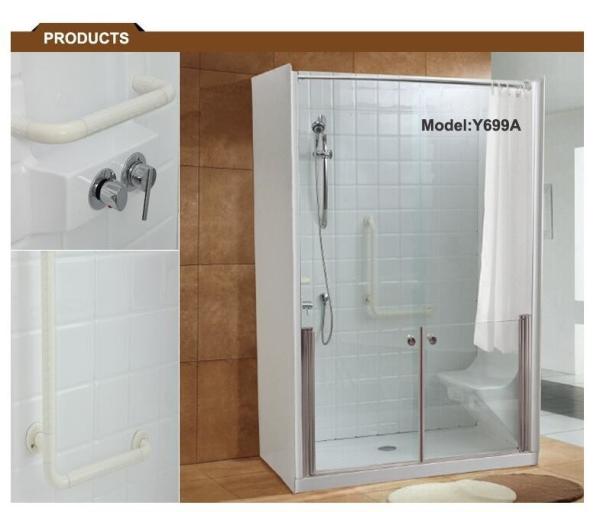 Unique Design Walk In Bath And Shower Combo / Old People Bathtub Thermostatic Heater