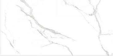Carrara White Marble Ceramic Tiles Glazed Floor Tile 900 X 1800 Mm Antibacterial