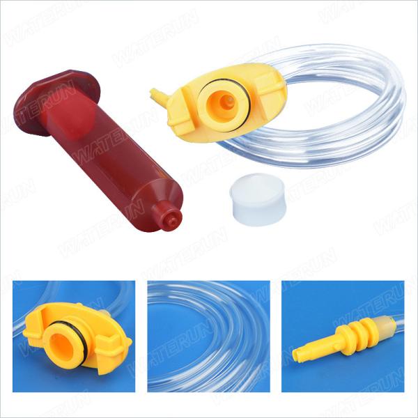 TE Yellow Syringe Barrel Adapters Multi Function Wear Resistant