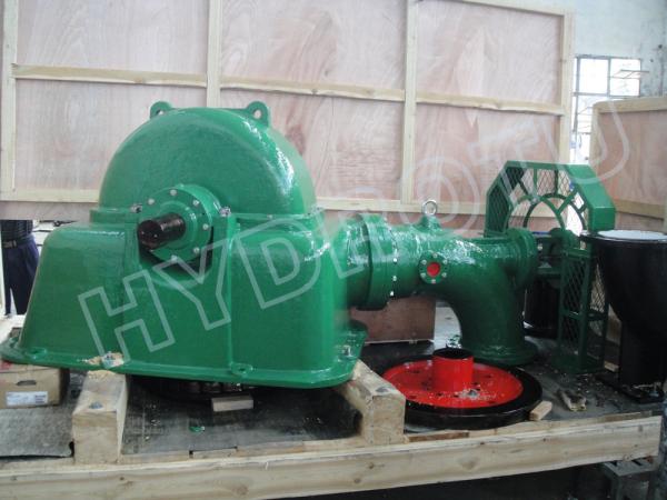 Turbina alta da turbina de Turgo da velocidade específica hidro/água de Turgo com diâmetro de aço inoxidável do corredor abaixo de 1.5m