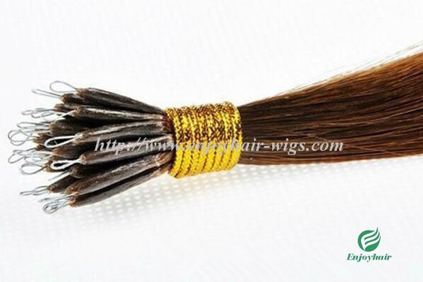 Nano Ring Hair Extensions16''- 26 100% Human Indian Remy Remi Hair 4#- all color