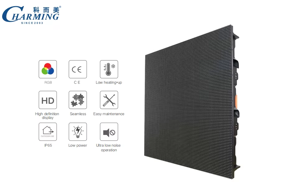 Cost-Effective Magnesium Outdoor LED Display with IP65 weatherproofing for highway signage and large-scale events
