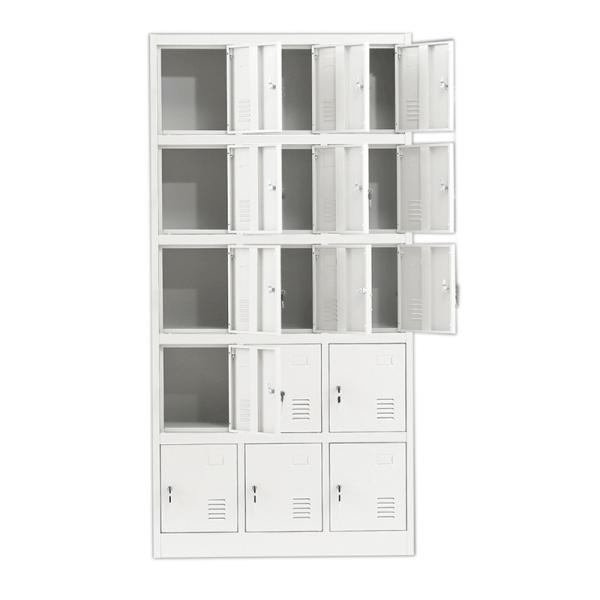 Segurança Lockable impermeável 15 cacifos do metal do fechamento do puxador da porta