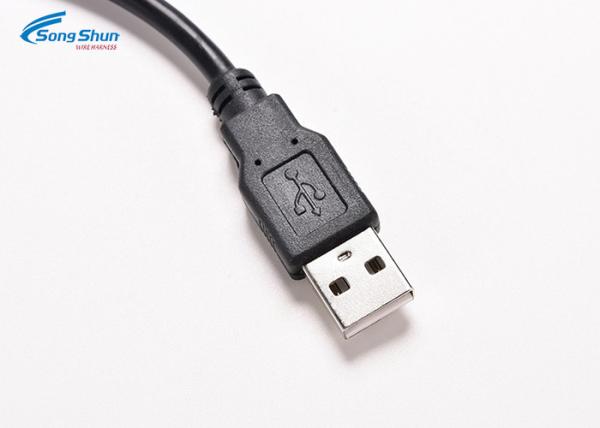Copper Alloy USB Extension Wire 10m OHM Insulation Resistance 300mm Length
