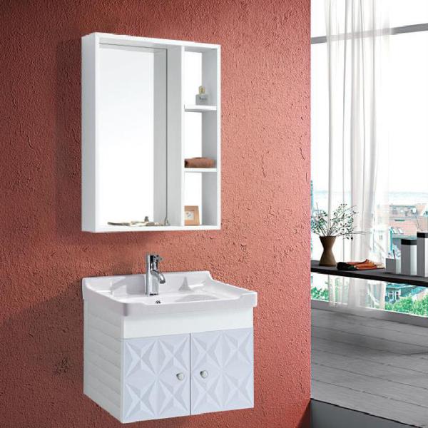 Modern Alunimun Bathroom Vanity/ all aluminum bathroom cabinet/Mirror Cabinet /DB-8158 600X450mm