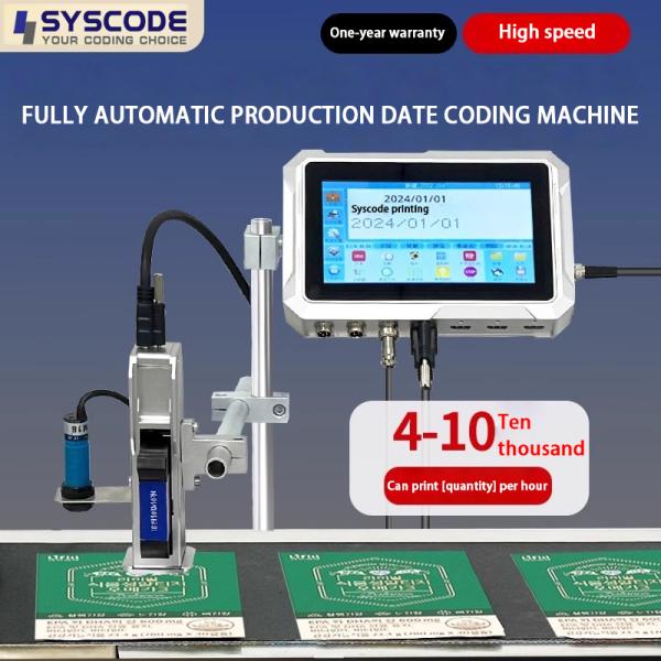 Syscode H200  High-Performance Thermal Inkjet Coder - Compatible with water/solvent/UV inks, supports variable data printing, 200m/min high-speed printing