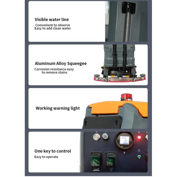 ODM Ride On Floor Scrubber Dryer Warehouse Floor Cleaner For Hospital