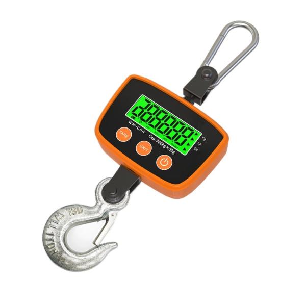 Weiheng 500KG Balance électronique portable à grue Affichage LCD numérique ABS Plastique acier inoxydable Balances industrielles personnalisables