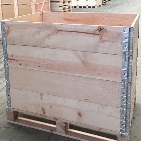 Surrounding Hoarding Wooden Pallet Crates Collar Pallet Strong Hinge Wooden Box
