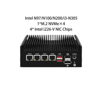 Zynshield Desktop Firewall Intel N100 Pfsense Ubuntu Linux 4*2.5g Rj45 Ethernet Ports