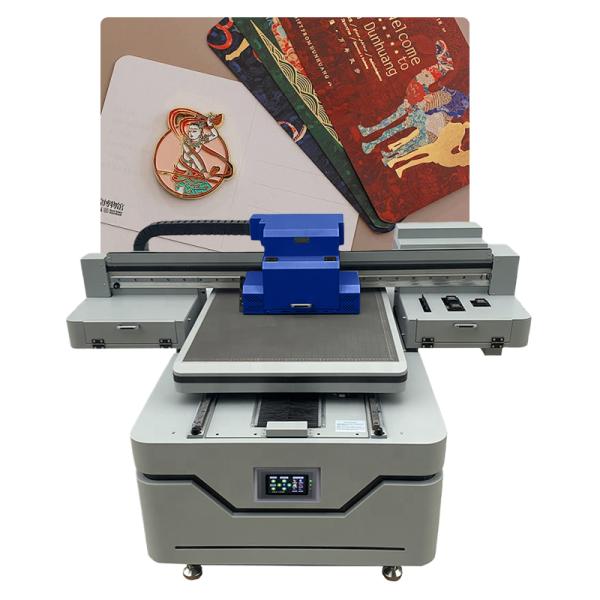 Factory 6090 Acrylic Bottle Led Lamp UV Printing  Multifunctional Inkjet Printers with CCD on Carpet/polymer Transparent/pen