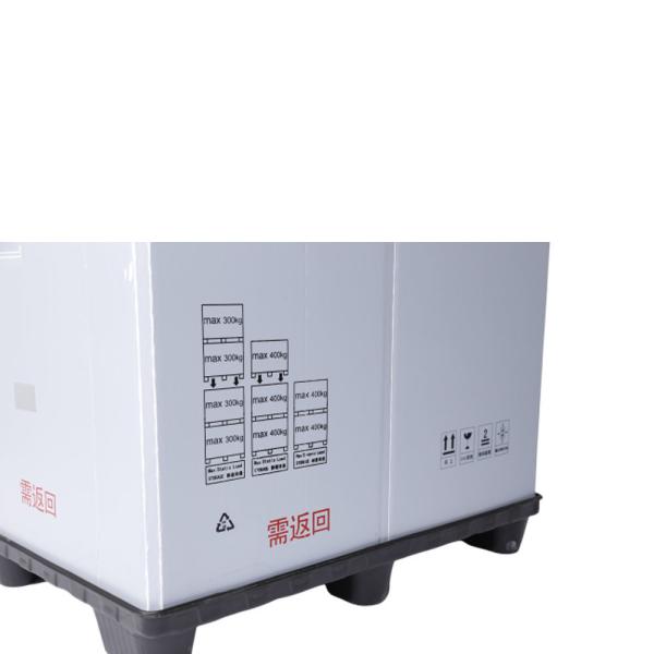 Customized Plastic Injection Molding Foldable Pallet Box for Reusable Gaylord Box