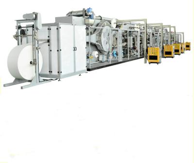 0.6Mpa18KHZ PLC Automation Sanitary Napkin Production Line / Sanitary Napkin Equipment